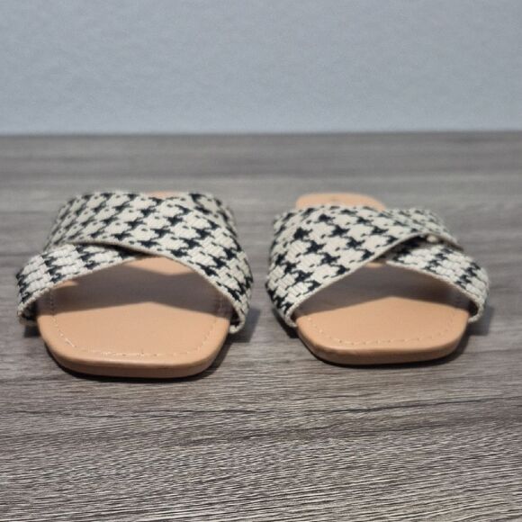 💲1️⃣0️⃣ Bundled ✔️Stylish Houndstooth Women's Sandals - Picture 8 of 14